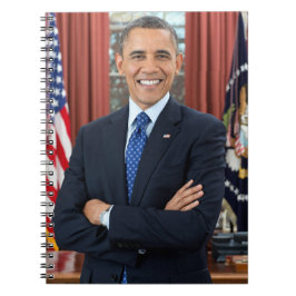 Oval Office Porträtt, Obama Barack, USA:s presiden Anteckningsbok