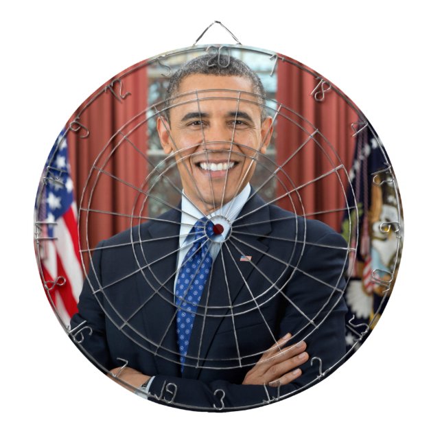 Oval Office Porträtt, Obama Barack, USA:s presiden Darttavla (Framsidan)