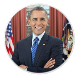 Oval Office Porträtt, Obama Barack, USA:s presiden Knopp