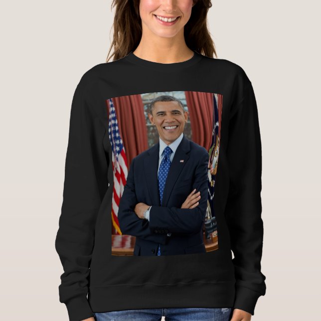 Oval Office Porträtt, Obama Barack, USA:s presiden T Shirt (Framsida)