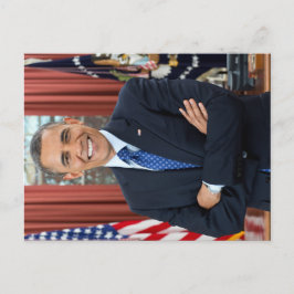 Oval Office Porträtt, Obama Barack, USA:s presiden Vykort