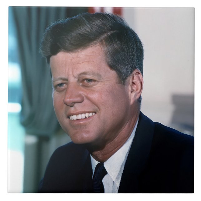 Oval Office President John Jack F. Kennedy Kakelplatta (Framsidan)