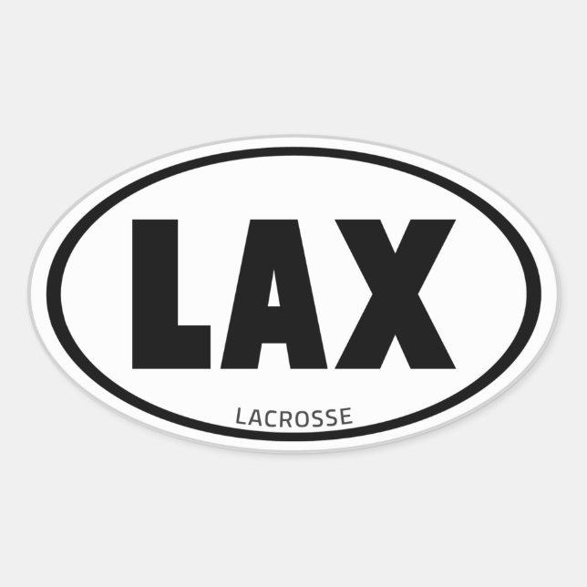 Oval Ovalt Klistermärke (Framsida)