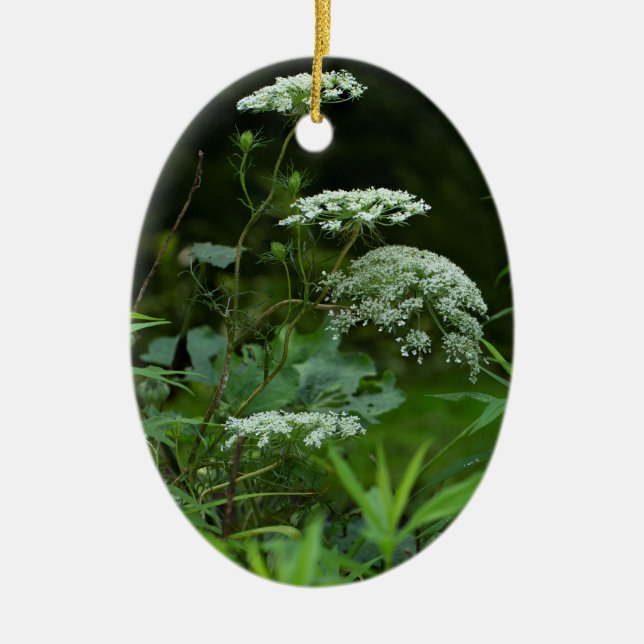 oval prydnadsmall julgransprydnad keramik (Framsidan)