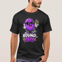 Oval — Runt form T Shirt