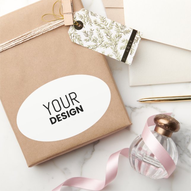 Oval Stickers Ovalt Klistermärke (Gifting)