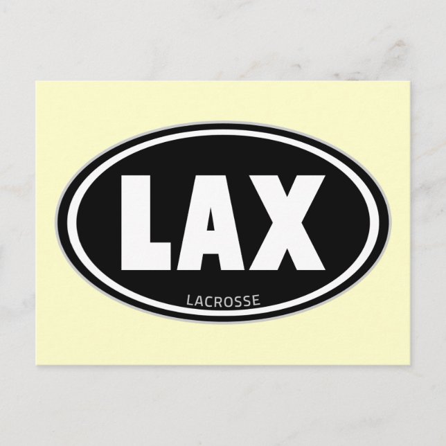 Oval-svart Vykort (Framsida)