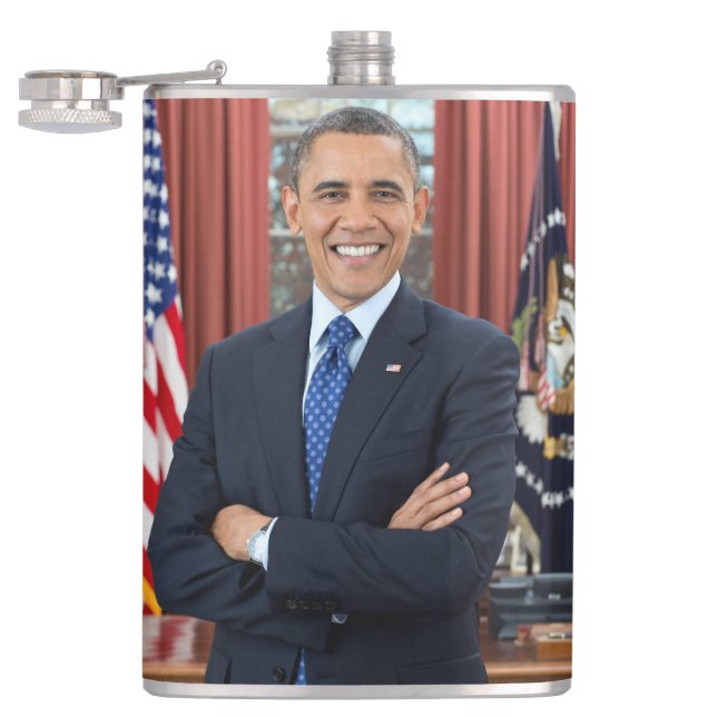 Ovala kontorets porträtt, Obama Barack USA:s presi Fickplunta (Öppnad)