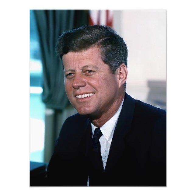 Ovala rummet President John F. Kennedy Fototryck (Framsidan)
