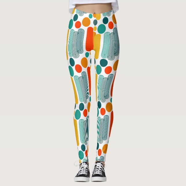 Ovaler och cirklar leggings (Framsida)