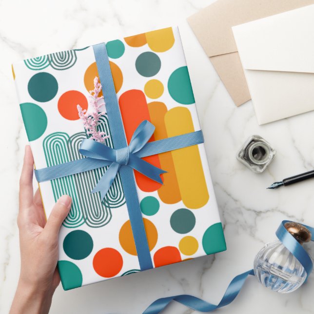 Ovaler och cirklar presentpapper (Gifting)