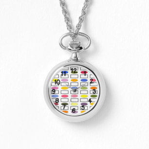 Ovaler och rektanglar - Blomsterträdgård Armbandsur