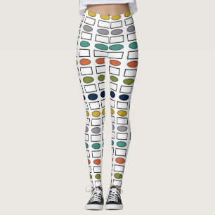 Ovaler och rektanglar leggings
