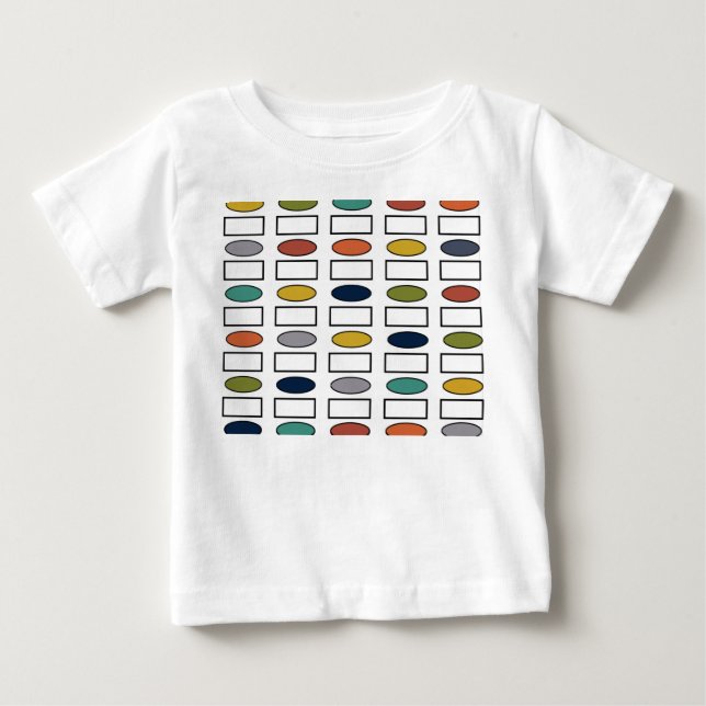 Ovaler och rektanglar t shirt (Framsida)
