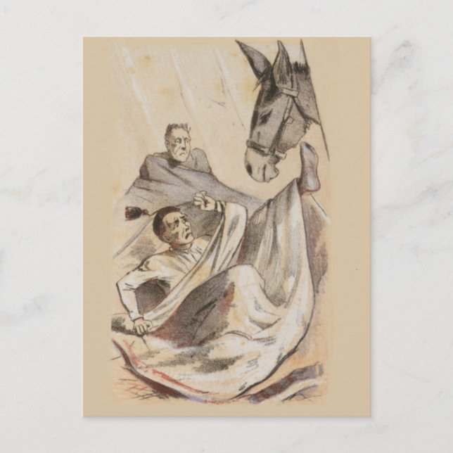 Ovälkommen besökare i Krig Life Vykort (Framsida)