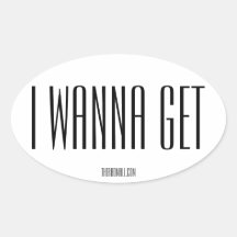 Ovalmärket Rad Mall "IWANNAGET"