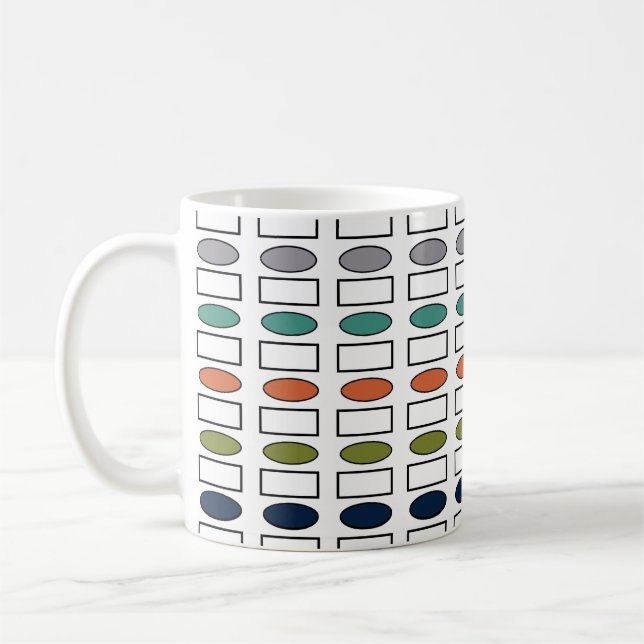 Ovals and Rectangles  Kaffemugg (Vänster)