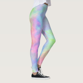 Ovalvattenfärg stänk: leggings