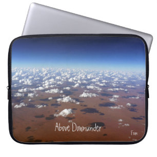 ovan nedåt laptop sleeve