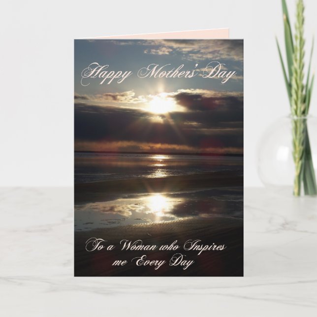 OVAN, SÅ UNDER MORS DAG-KORT KORT (Framsida)