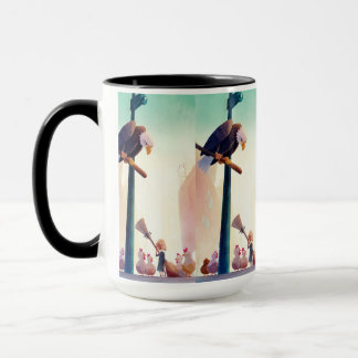Ovanför den tysta morgonen mugg