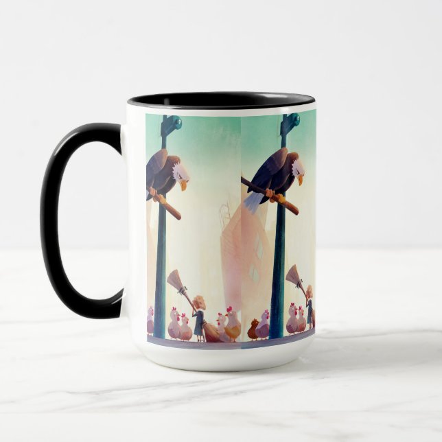 Ovanför den tysta morgonen mugg (Vänster)