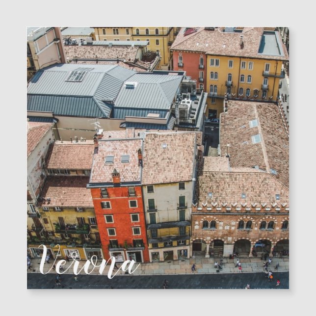 Ovanför färgade fasader av byggnad (Framsida)