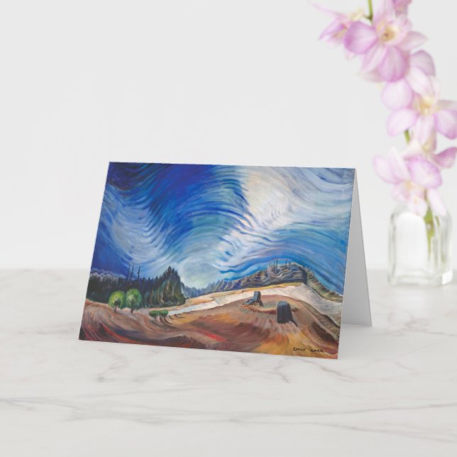 Ovanför grustaget | Emily Carr | Kort (Orkide)