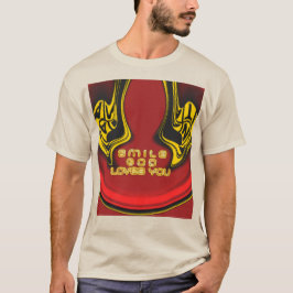 Ovanför: Guds Kärlek Andlig Hälsning Tee Shirt