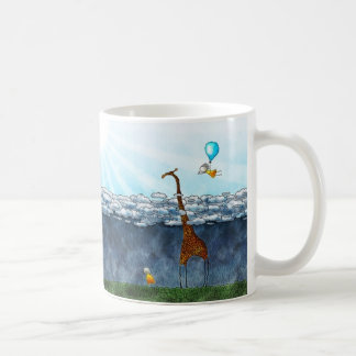 Ovanför molnen kaffemugg