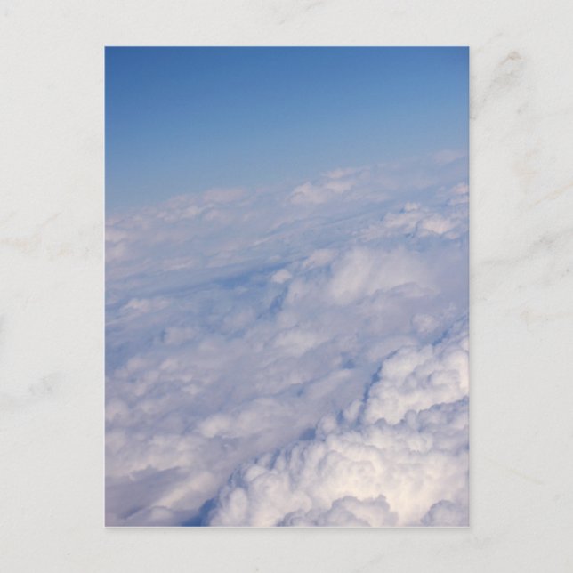 ovanför molnen vykort (Framsida)