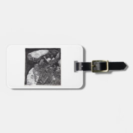 Ovanför och nedanför av Brian benson Bagagebricka