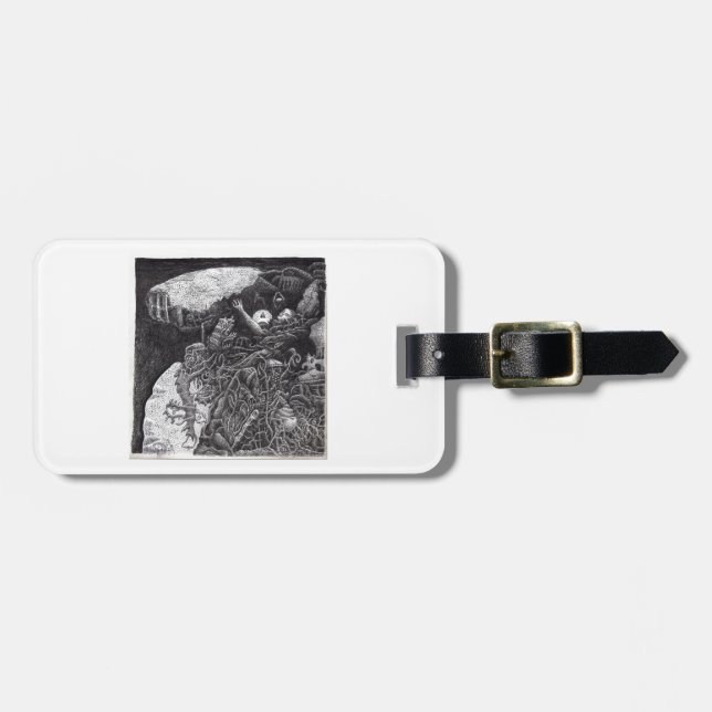 Ovanför och nedanför av Brian benson Bagagebricka (Horisontell Framsida)