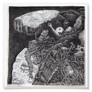 Ovanför och nedanför, av Brian Benson Fototryck