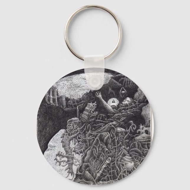 Ovanför och nedanför av Brian benson Nyckelring (Framsida)