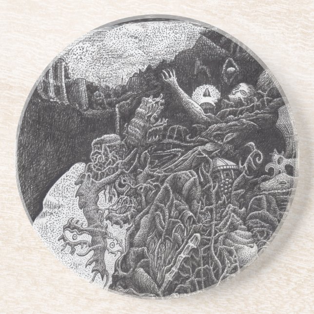 Ovanför och nedanför Brian Benson Underlägg (Framsidan)