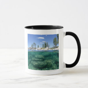 Ovanför och nedanföra Lake Tahoe Mugg