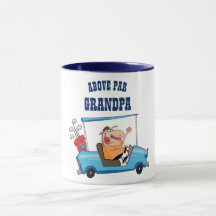 Ovanför PAR GRANDPA - Funny Golf Grandfather Golfe