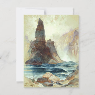 Ovanför Tower Falls, Moran, 1872 Vykort