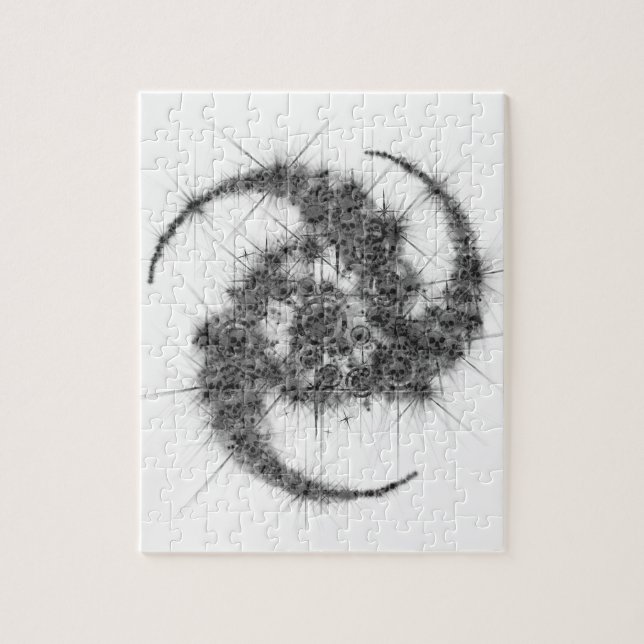 ovanlig döskallar pussel (Vertikal)