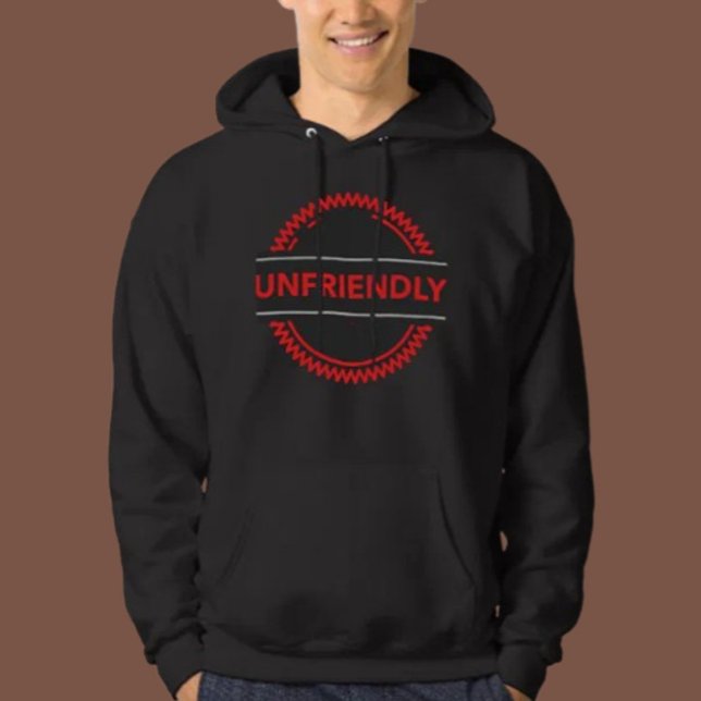 Ovänlig Hoodie – Djärv Attityd Streetwear (Skapare uppladdad)