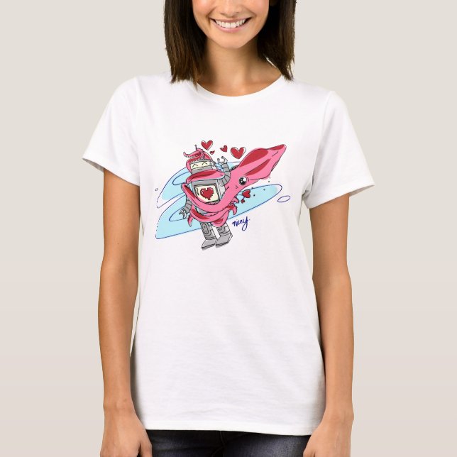 Ovanlig kärlek tee shirt (Framsida)