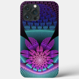 Ovanlig mönstrad färglös fantasy Flower Fractal