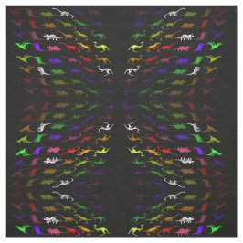 Ovanlig regnbåge, färglös söt dinosaurer av coola tyg