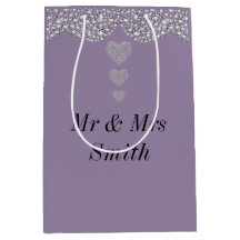 Ovanlig söt personlig bröllop presentsäck