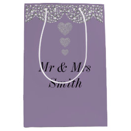 Ovanlig söt personlig bröllop presentsäck