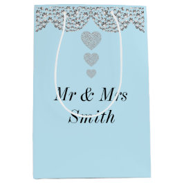 Ovanlig söt personlig bröllop presentsäck