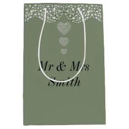 Ovanlig söt personlig bröllop presentsäck