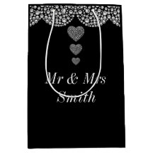 Ovanlig söt personlig bröllop presentsäck