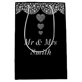 Ovanlig söt personlig bröllop presentsäck